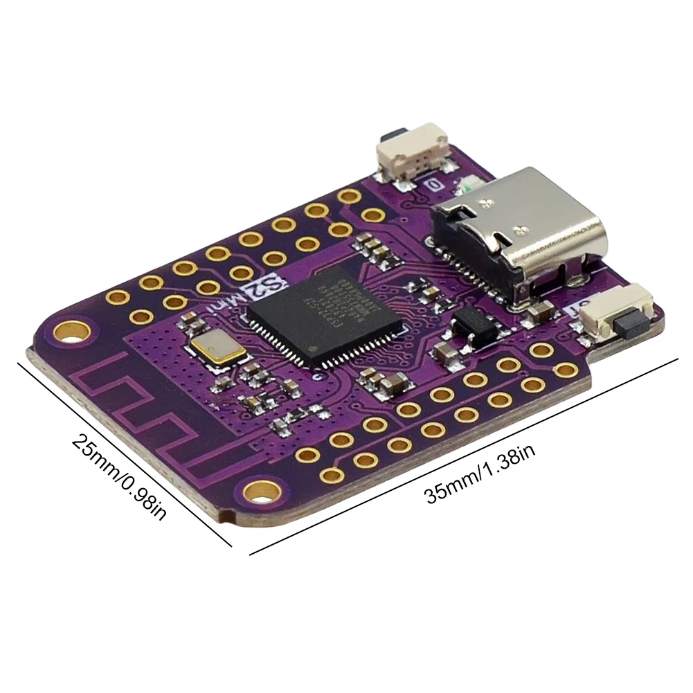 ESP32 S2 미니 TYPE-C WIFI 모듈 보드 기반 ESP32-S2FN4R2 4MB 플래시 2MB PSRAM 미니 WiFi 보드(아두이노용)