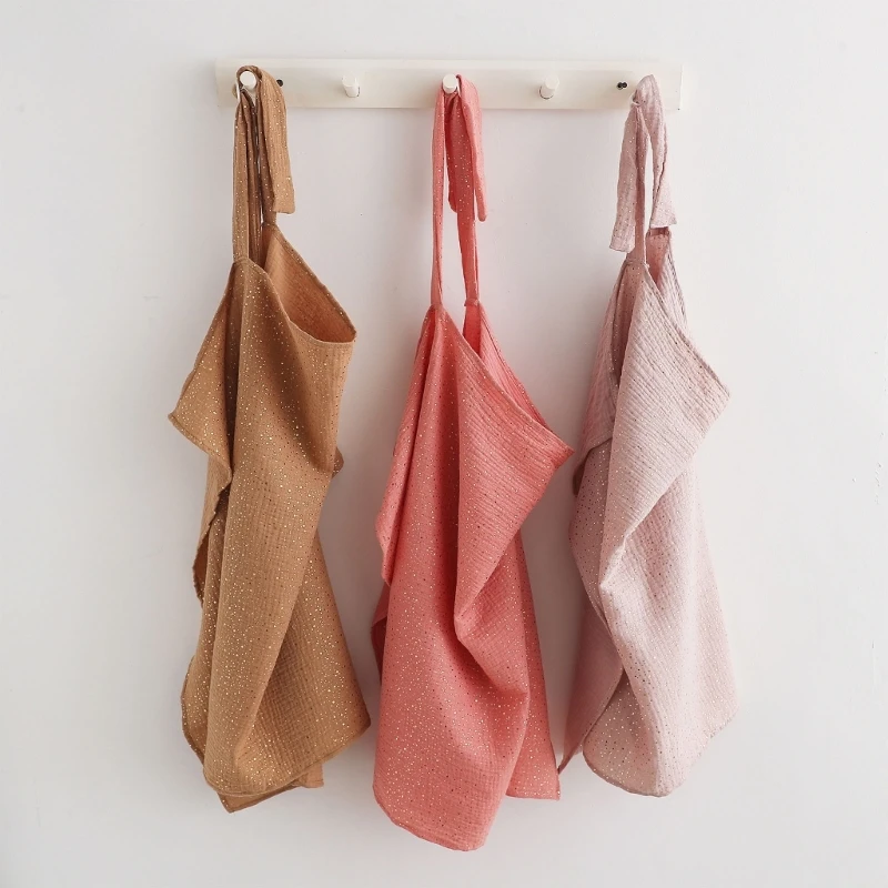 Muslin Breastfeeding Cover Soft Breathable Privacy Apron Cotton