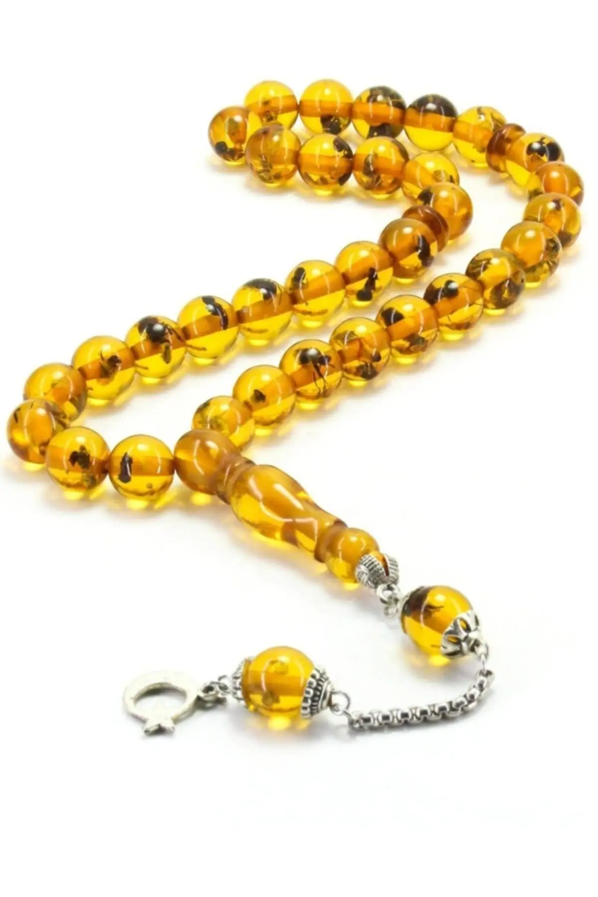 Tasbih Beautiful Fossil Custom Tasbihs Amber Beads Customize Prayer Beads Real Ants Insect Rosary 33 Stone Artifier rosary beads box luxury for cross prayer rope organization boxes holder for mother grandmother catholic praying or