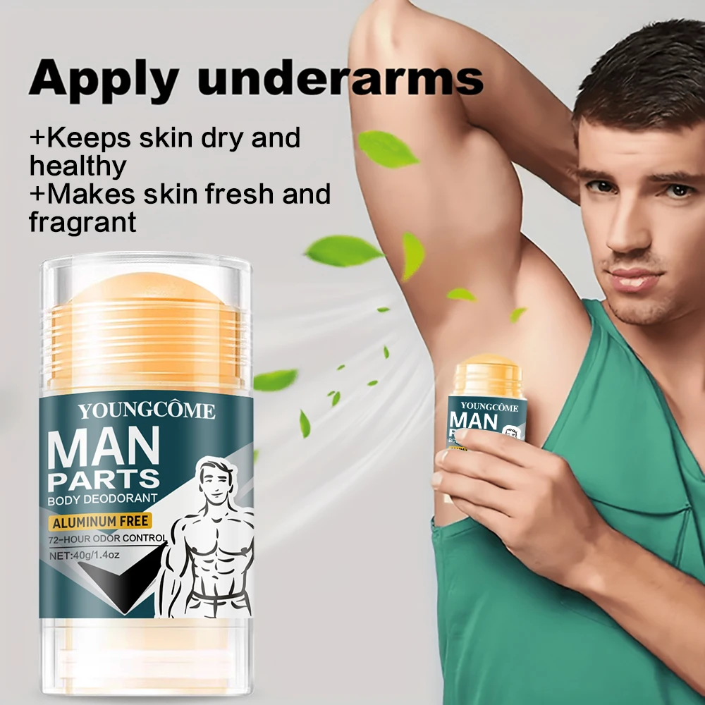 Men's Deodorizer Stick with 72 Hour Odor Control Removing Odor Increasing Favorability Refreshing Aroma Skincare Products deodorizing stick deodorant stick