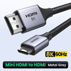 Premium 8K Mini HDMI to HD Cable 60Hz - 1m (Mini HDMI to HDMI)