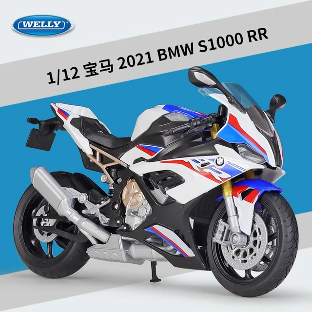 Welly 1:12 2021 BMW S1000RR Diecast Motorcycle Bike Model Toy New