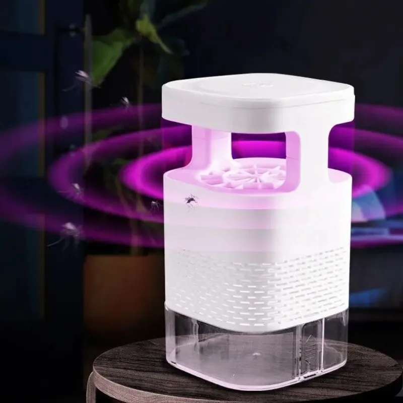 실내용 USB LED 모기 킬러 램프 흡입식 해충 퇴치기 (파리 및 모기 퇴치)