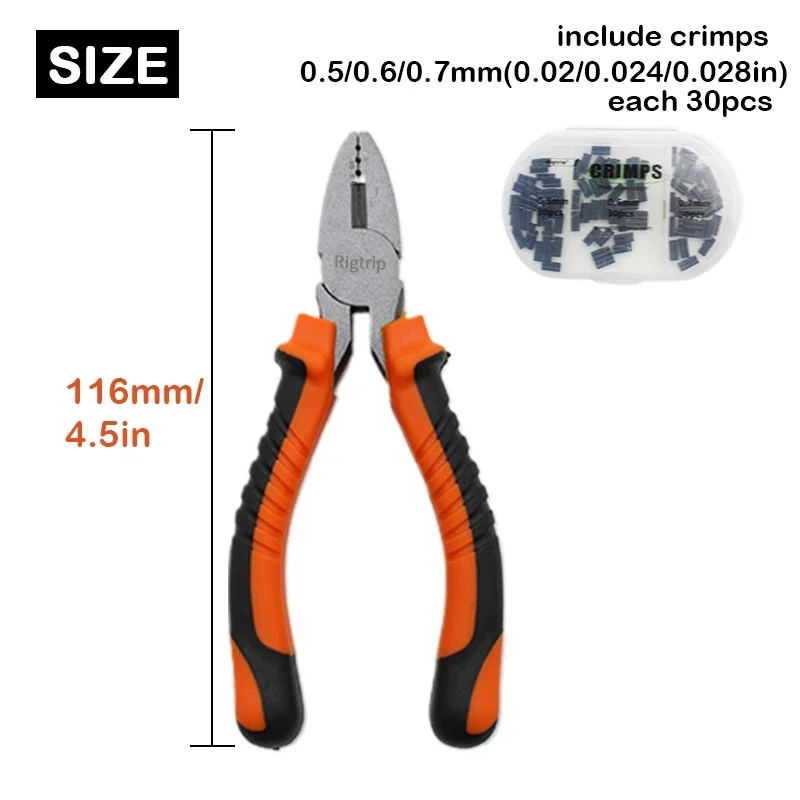 Carp Fishing Crimp Tool 1 Set For Neat Chod Rigs Booms