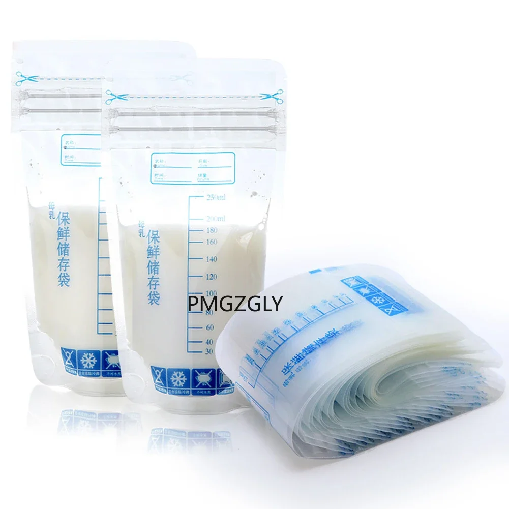 Breast Milk Storage Freezer Bag 30pcs Disposable Labels