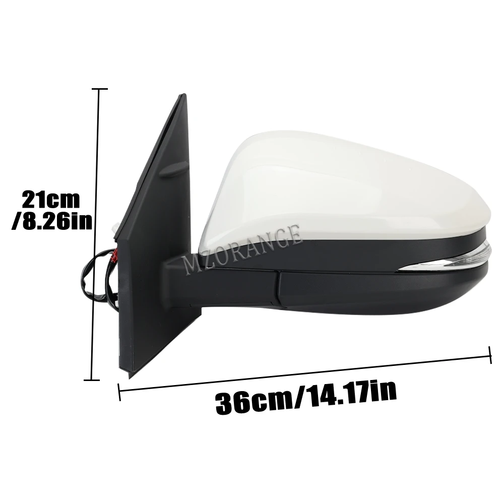 Calotta Specchietto Retrovisore Per Toyota RAV4 2013-2019 - Bianco, Lato Sinistro