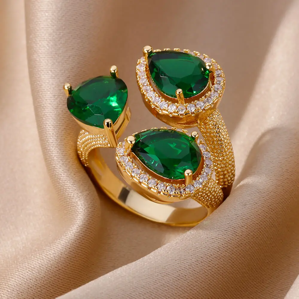 anillos-de-gota-de-agua-de-circ-n-verde-para-mujer-anillo-de-acero