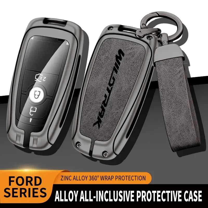 Custodia Per Chiave A Distanza Per Auto In Lega Di Zinco Per Ford Ranger Wildtrak Protezione Per Telecomando Per Accessori Per Copertura Chiave Ford R