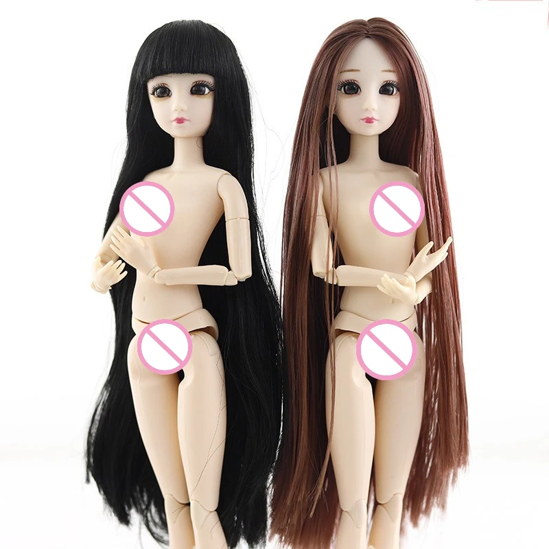 30cm Doll Toys for Girls 1/6 Dolls Body with Make-up Beautiful Princess Baby Girl Dolls Plastic DIY Toy for Girls