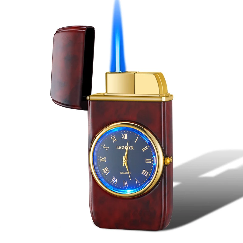 

LED Lighter Butane Gas Lighters Cigar Lighter Windproof Lighter Turbo Watch Lighter Fun Lighter Creative Gift Gadgets For Men