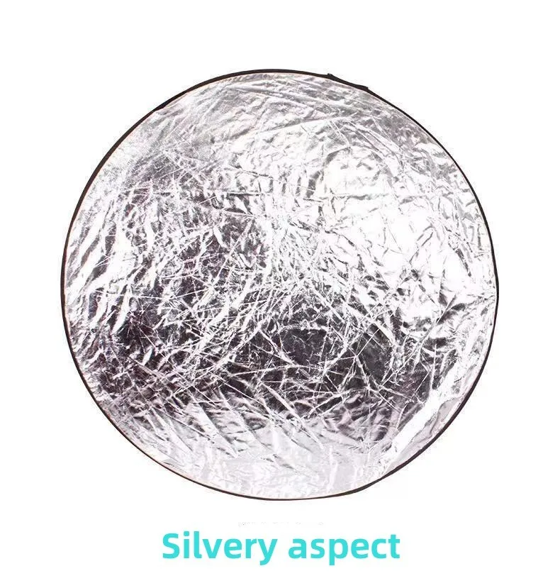 RF01 24" Reflector 5in1 30CM 60CM 80CM 110CM Silver White Gold Portable Collapsible Soft Light Round for Studio 2in1 photography reflector