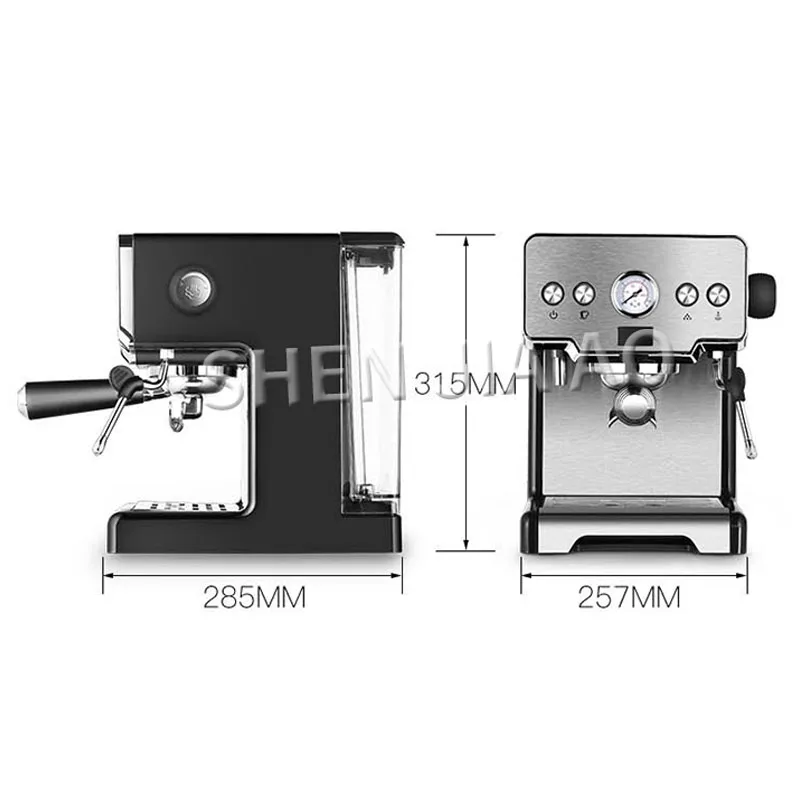 CRM3605 Coffee Maker Machine 15bar Espresso Machine Stainless Steel Semi-Automatic Pump Type Cappuccino Coffee For Home
