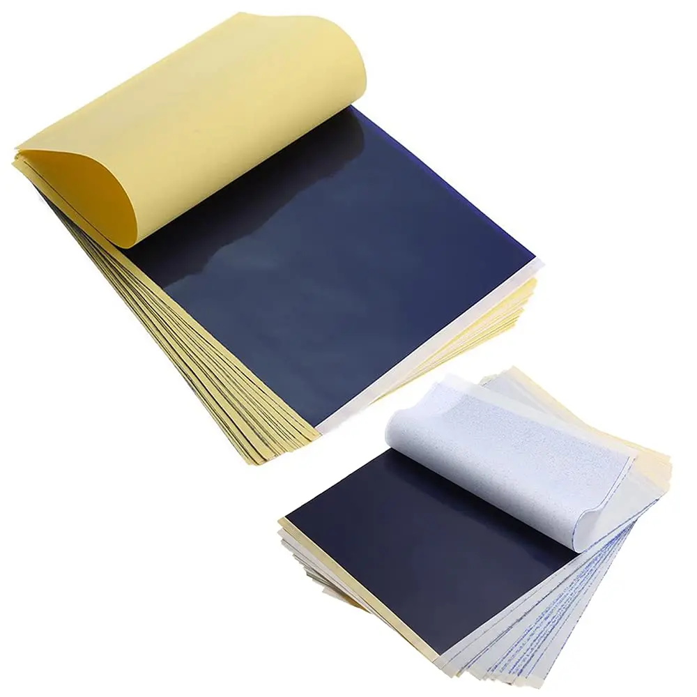 5/10/15/20/25/30/35/40/45/50Pcs A4 Tattoo Transfer Paper Tattoo Supplies  Carbon Thermal Transfer Paper Tattoo Stencil Copy Tracing Paper Accessory