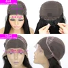 4C Edges Hairline with Curly Baby Hair Wig Bone Straight 13X4 Transparent Lace Frontal Human Hair Wigs For Women 4x4 Closure Wig 6