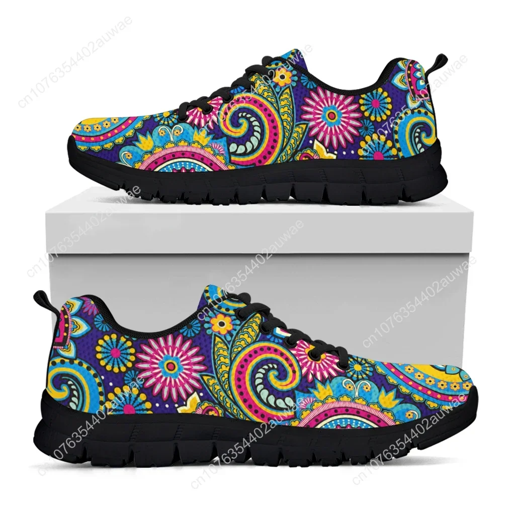 Sneakers Casual con stampa floreale Bohemia Mandala di marca per donna comode scarpe basse AF Femme Lace Up Zapatos