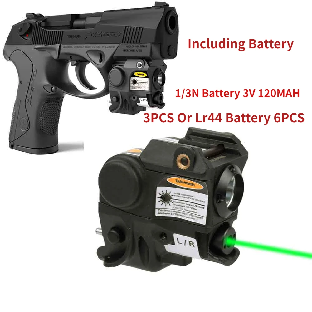 

Tactical Pistola Light Flashlight Gun +Green Red Laser Sight MIL-STD-1913 Picatinny Rail Mini Lanterna Glock 17 19 Taurus G2C