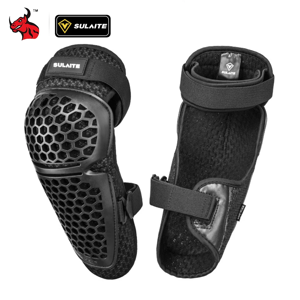 오토바이 벌집형 무릎 보호대 팔꿈치 보호대 보호 장비 야외 스포츠 통기성 열 분산 조절 가능 슈트