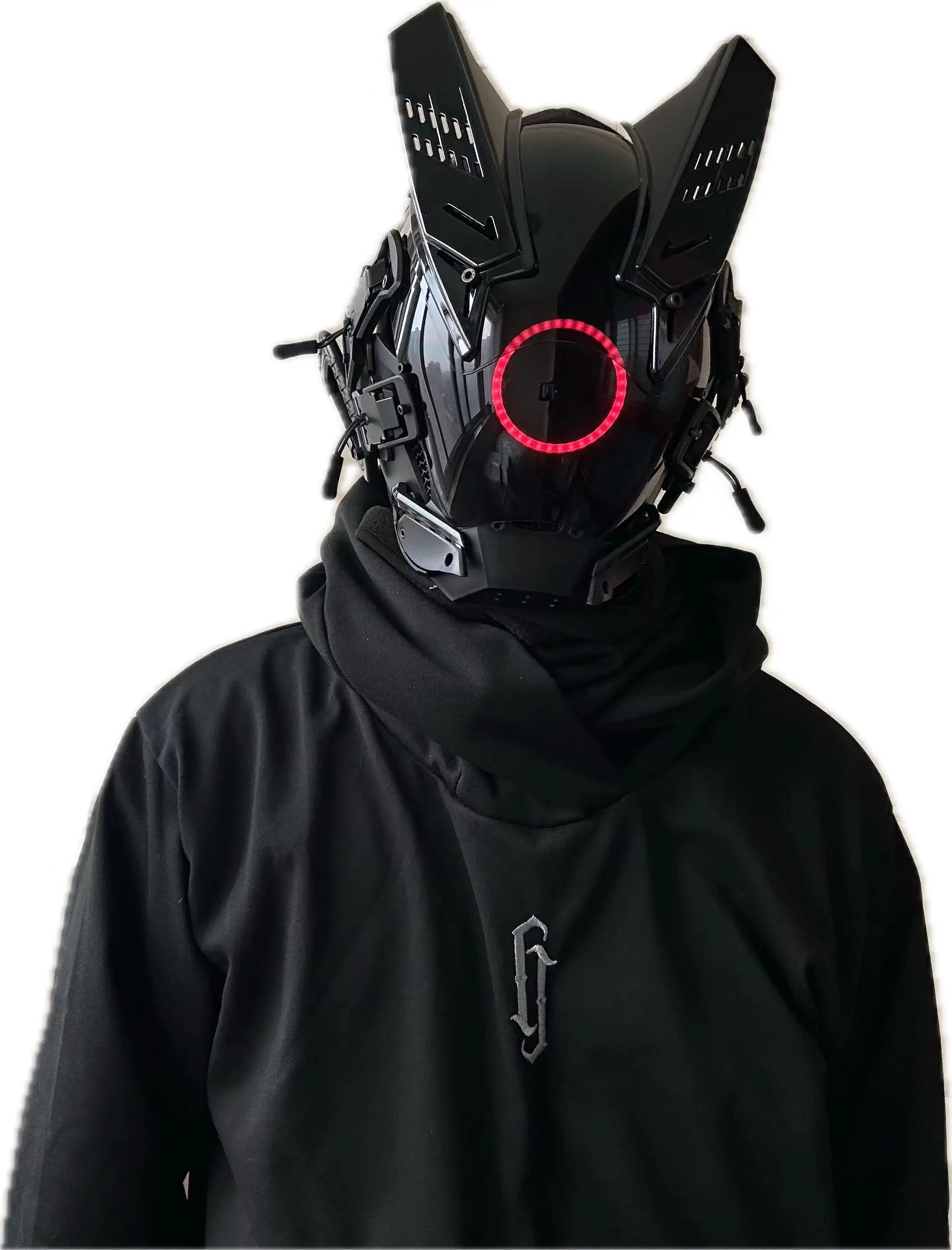 Cyberpunk-男性と女性のためのコスプレマスク,新しいコレクション,未来