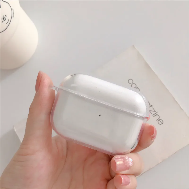 thumbnail image 1 of Para Airpods2/Pro/Pro2/Generación 3 Estuche para auriculares Bluetooth Estuche protector para auriculares transparente suave TPU Diseño de flores, 1 of 5