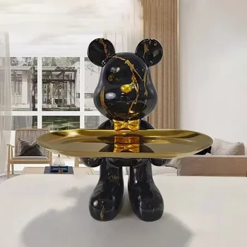 Graffiti Bear Ornament Statue 1