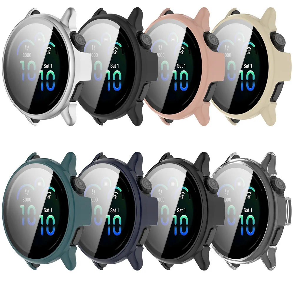 Dual-Function Protective Watch Case with Tempered Glass Cover