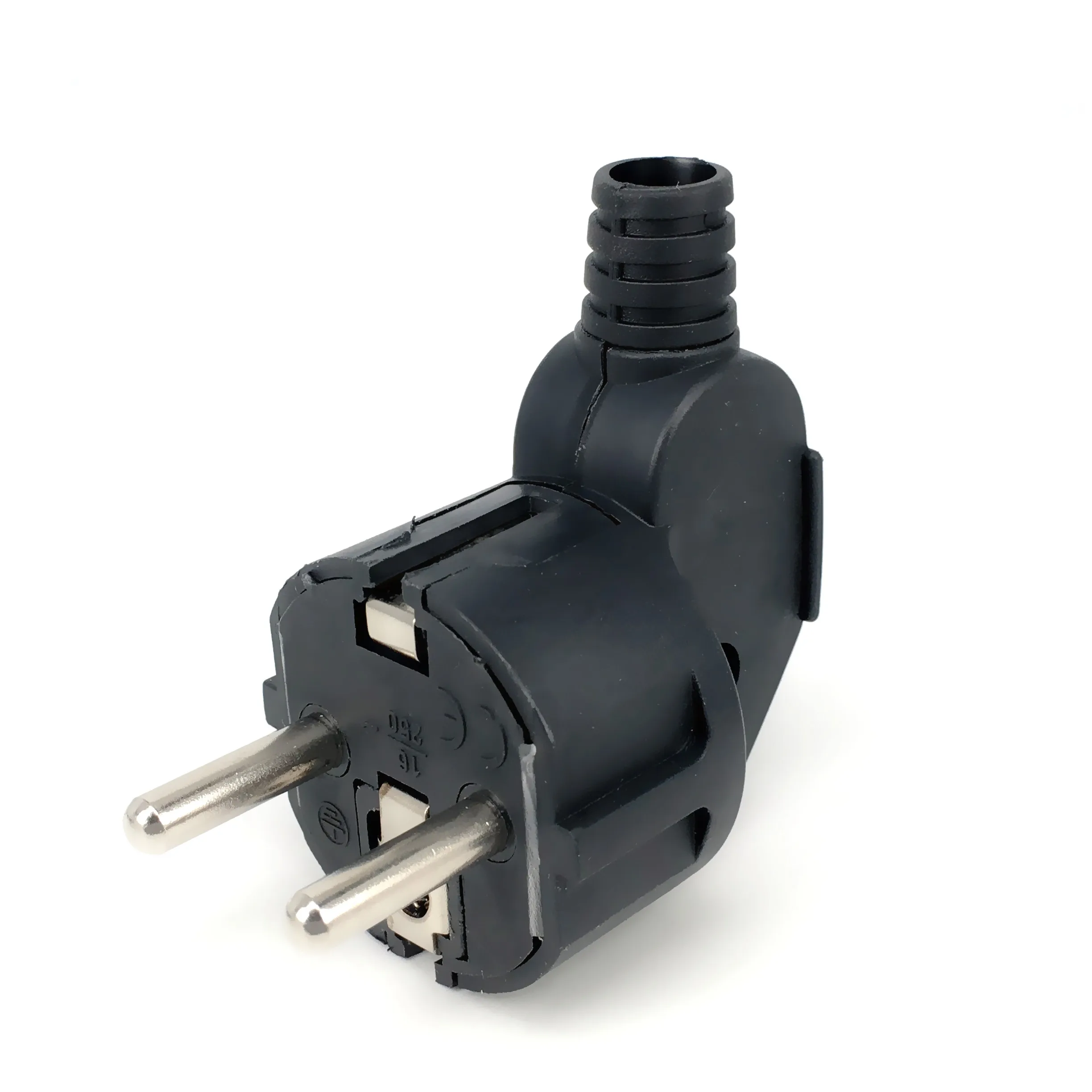 1PCS Eu AC Power Adapter Socket 16A 250V Connector Cable Electrical Plug White Black Male Converter Adaptor Detachable Plug