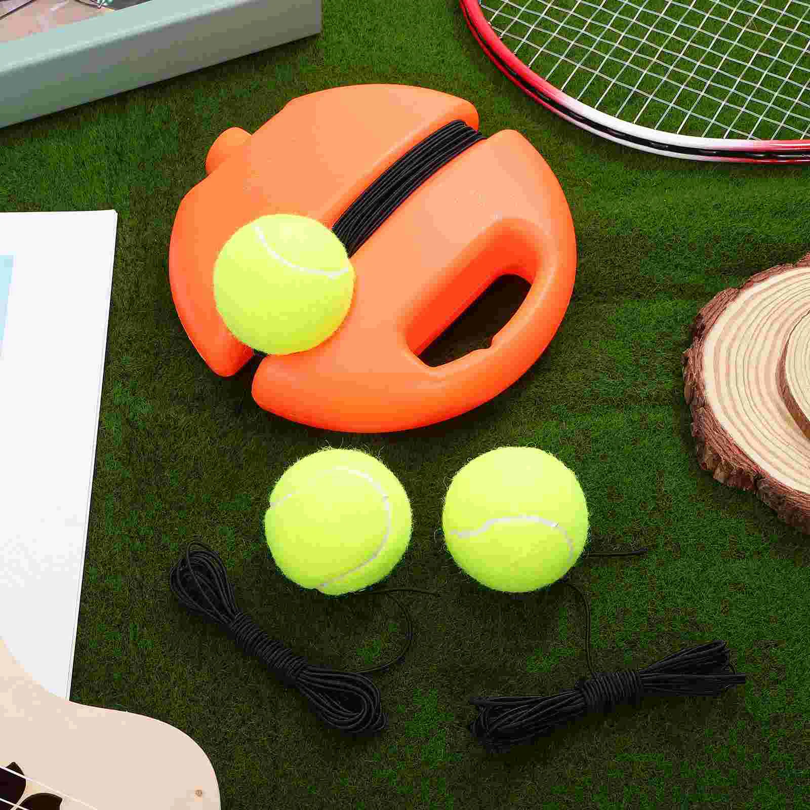 Rebound Base Portable Tennis Trainer Beginner Training Equipment Plastic Solo Ball Tool Individual