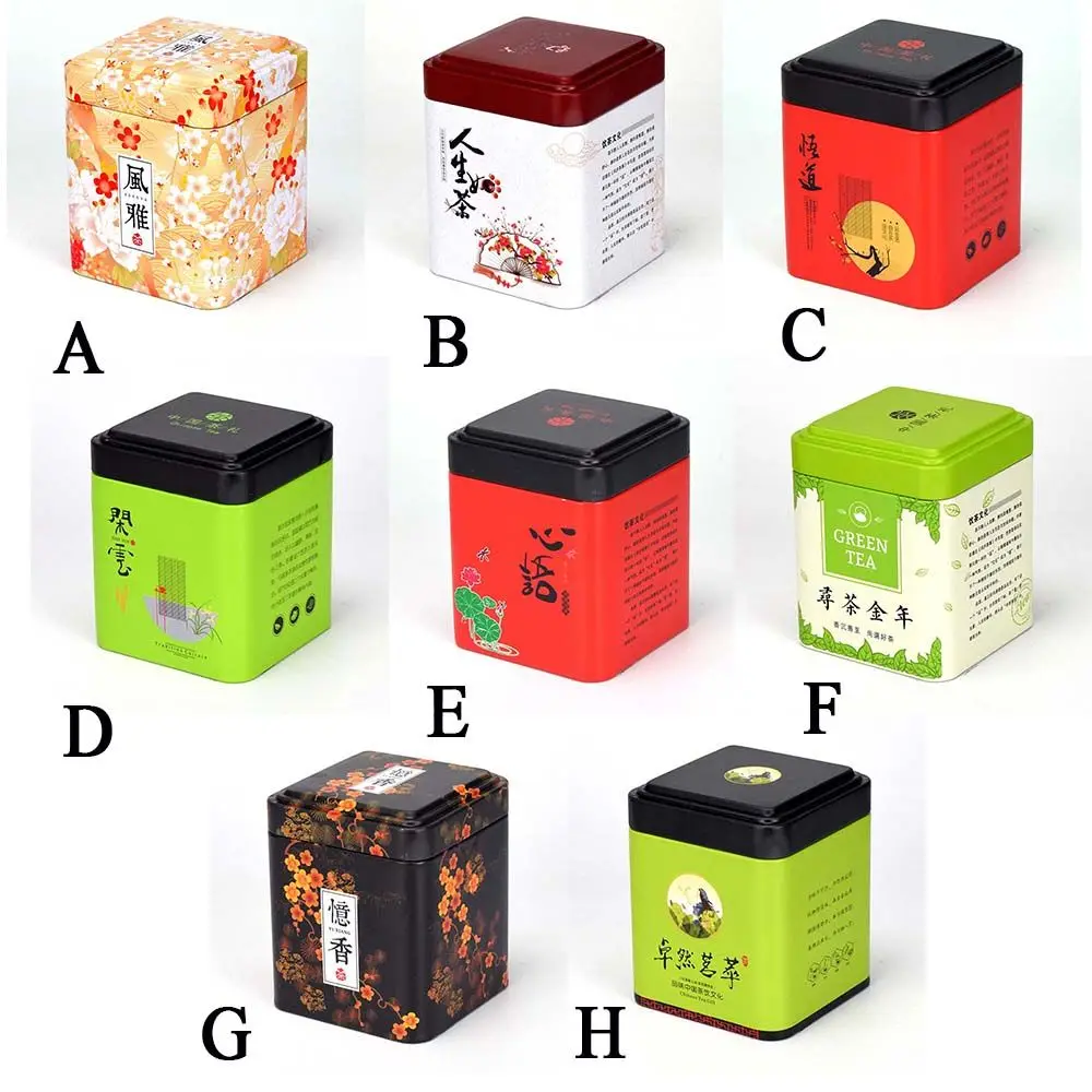 Aluminum Sugar Solid Sealed Canister Kitchen Storage Tea Box Coffee Jar Airtight Container Tea Caddies