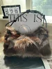 Winter Fox Fur Bag Women's  Bag Fashion  Handbag Ladies Bags Purses Women Shoulder Bag Real Silver Fox Fur Messenger Bags 3