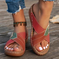 Fashion Women Shoes Sandals Summer Wedge Shoes For Women Beach Women's Sandals Slide Comfortable Footwear Sandalias Mujer Female