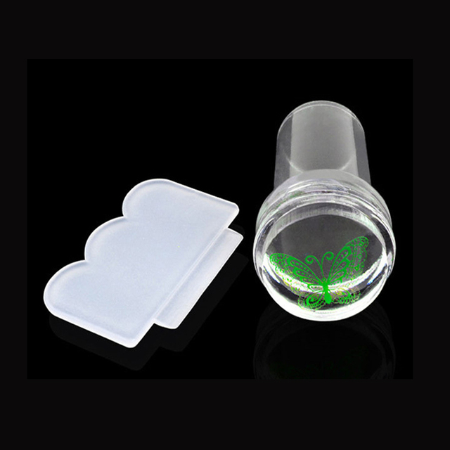 Nail Stamper Scraper Set Metallic Handle Nail Art Stamp For Stamping Polish Print Manicure Image Plate Tool