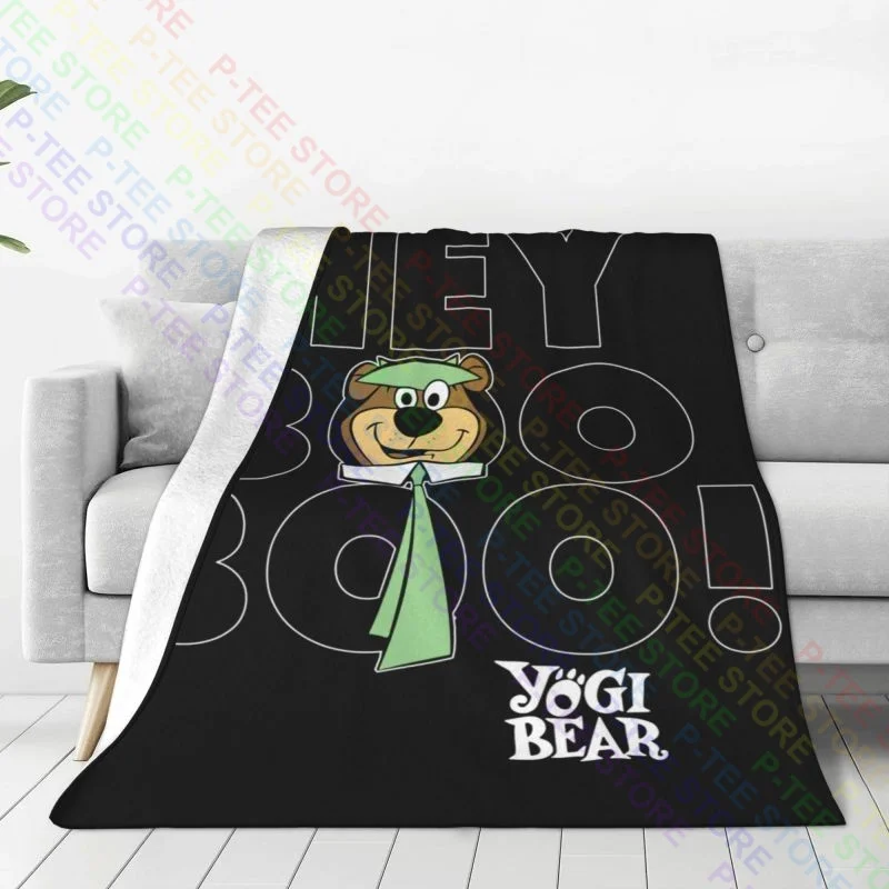 Yogi Bear Hey Boo Boo Coperta Peluche Nuovo Stile Divano Di Alta Qualità Dedicato Lavaggio Meccanico