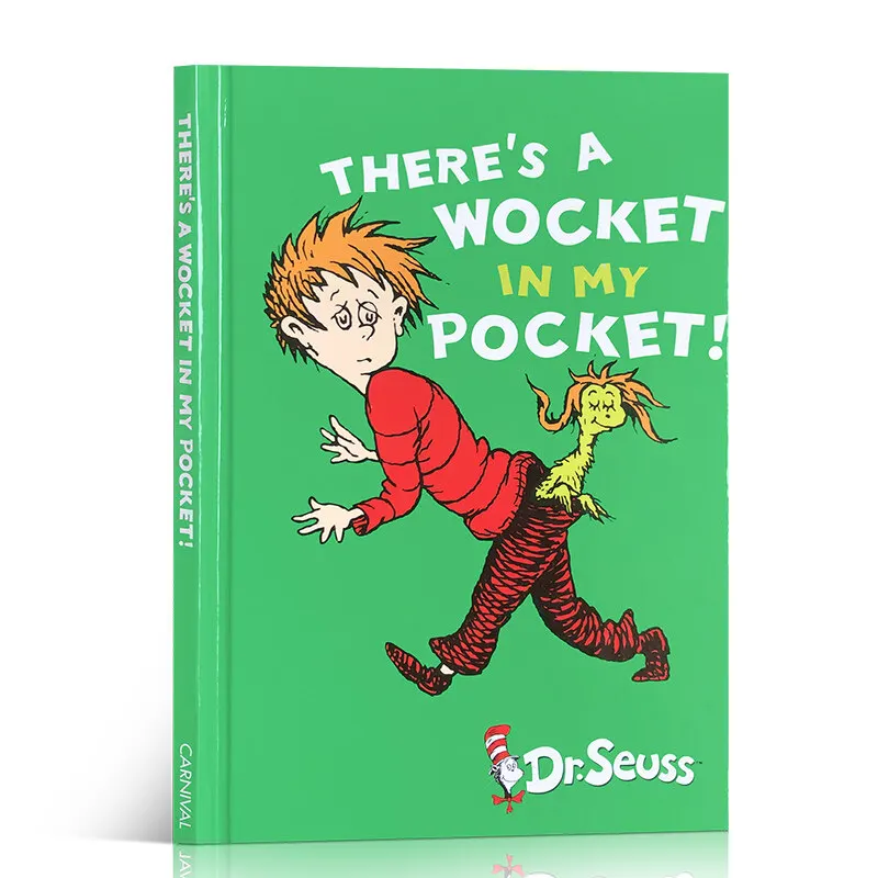

Milu Original English There's A Wocket In My Pocket Dr. Seuss Hardcover Picture Book Children's