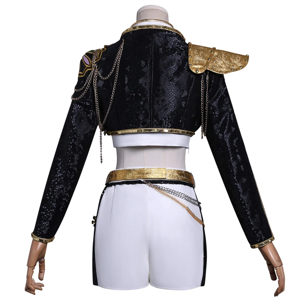 kids KPop Demon Hunters Anime Rumi Zoey Mira Cosplay Costume