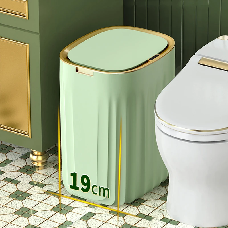 

12L Smart Sensor Trash Can Household Automatic Trash Can Kitchen Waste Bin Trash Can for Bedroom Kitchen Bathroom