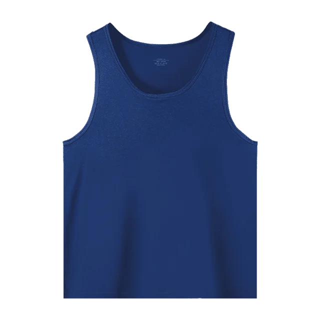 Gilet en pur coton pour hommes, respirant, mince, sport pour jeunes, fondation, hurdle I, ample, été, maillot de corps à col licou 1