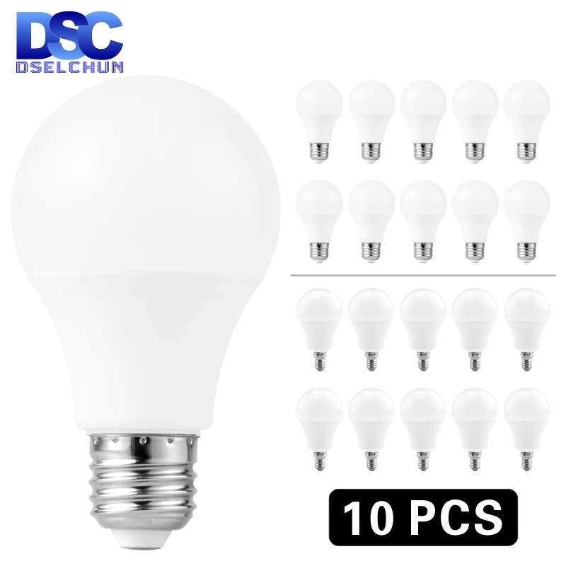 Vrijgevigheid Hardheid Tram 10pcs/lot E27 E14 LED Bulb Lamps 3W 6W 9W 12W 15W 18W 20W Lampada LED Light  Bulb AC 220V 240V Bombilla Spotlight Cold/Warm White|LED Bulbs & Tubes| -  AliExpress