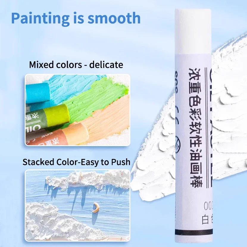 Artist Oil Pastels Complementary Color Soft Stick Children Professional Painting Drawing Graffiti Art Supplies