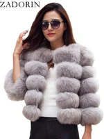 ZADORIN S-6XL Mink Coat Winter Black White Faux Fur Coat Woman Elegant Fluffy Faux Fur Jacket Top Short Fur Coats Woman Clothing 1