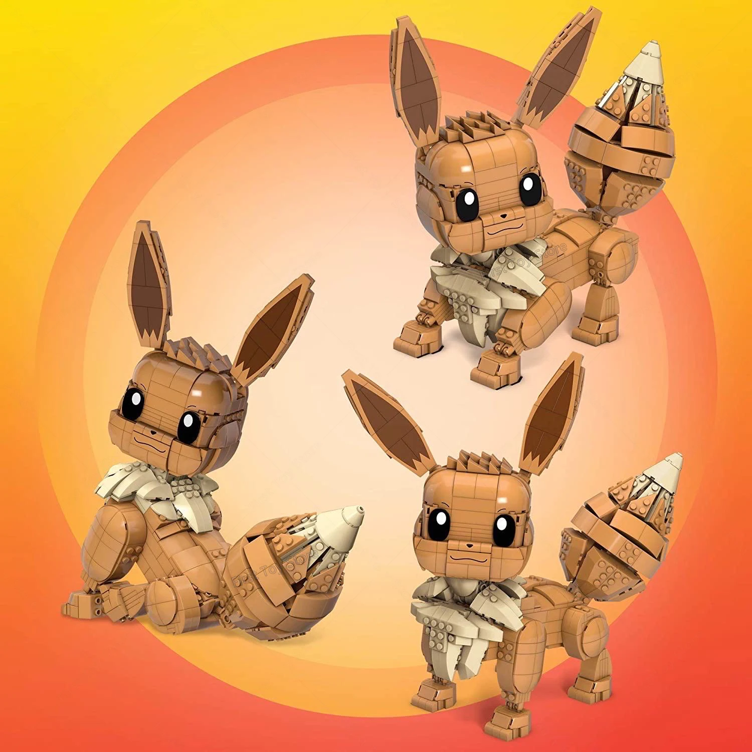 Pokemon Jolteon Eevee Family New Anime Kawaii Cute Cartoon Doll