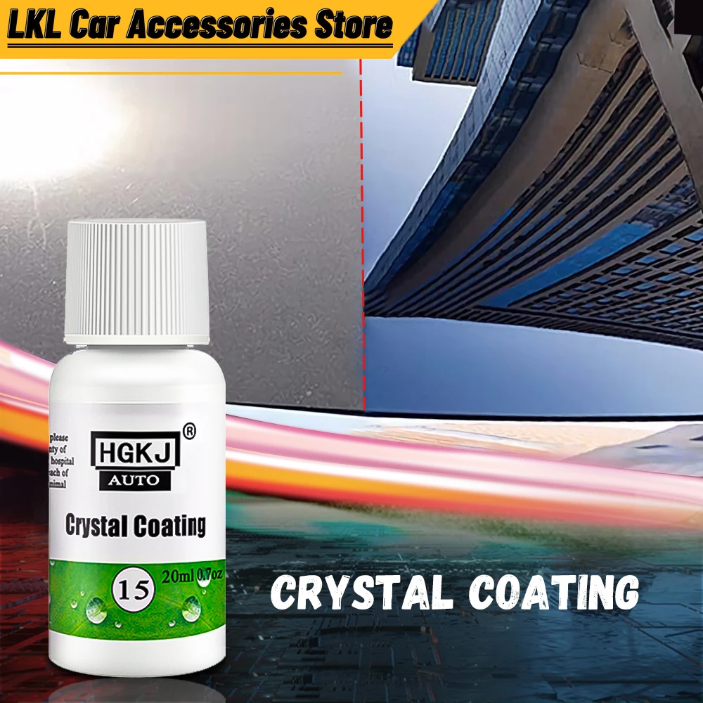 

Car Crystal Coating HGKJ-15-20ML Ceramic Coating Wash Nano Auto Paint Polishing Agent Anti-Rain Hydrophobic Cleaning Detailing