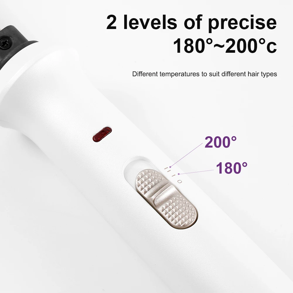 Hair Curler 9mm Ceramic Curling Wand Hair Care Styling Tools Fast Heating Long-Lasting Ceramic Coating Easy to Use