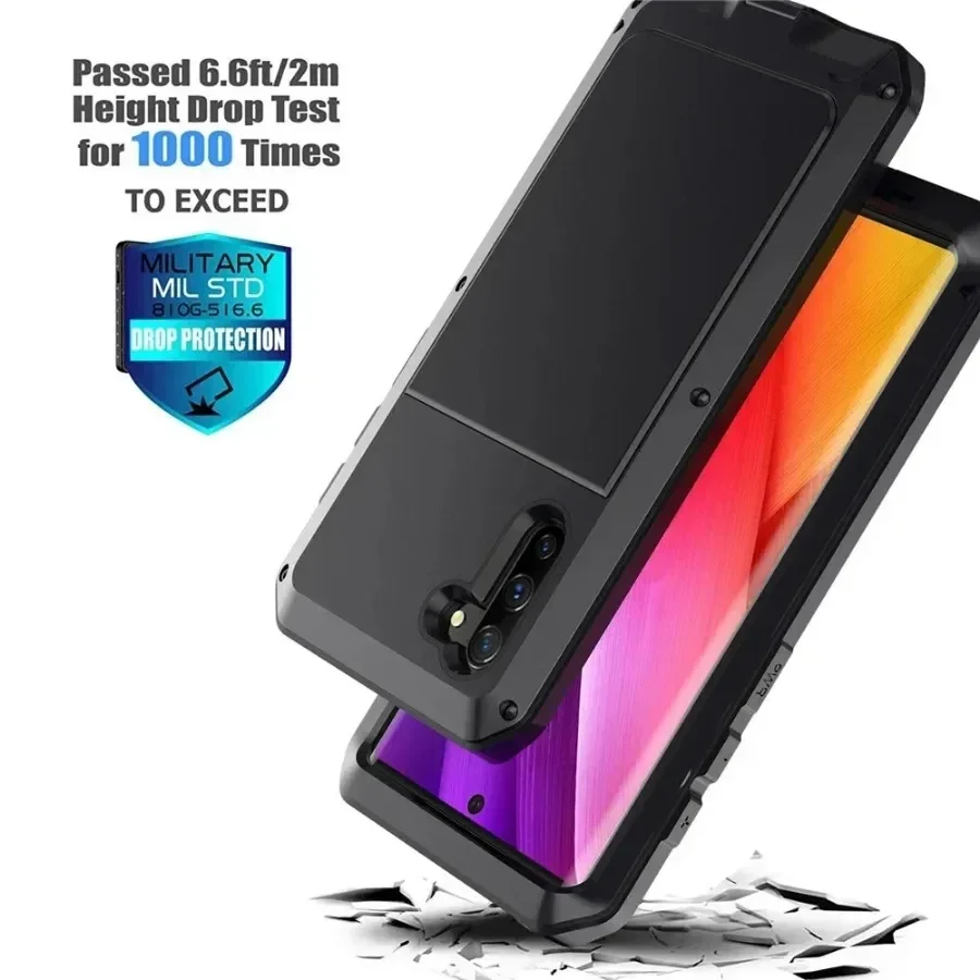Luxury Armor Metal Heavy Duty Shockproof Protection Case