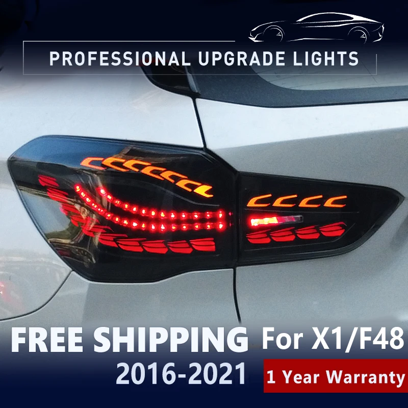 

Car Rear Tail Lights For BMW X1 F48 F49 2016 2017 2018 2019 2020 2021 Dynamic Turn Signal Taillight Lamp Car Accessories