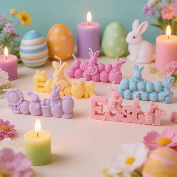 Easter Bunny Candle Mold 1