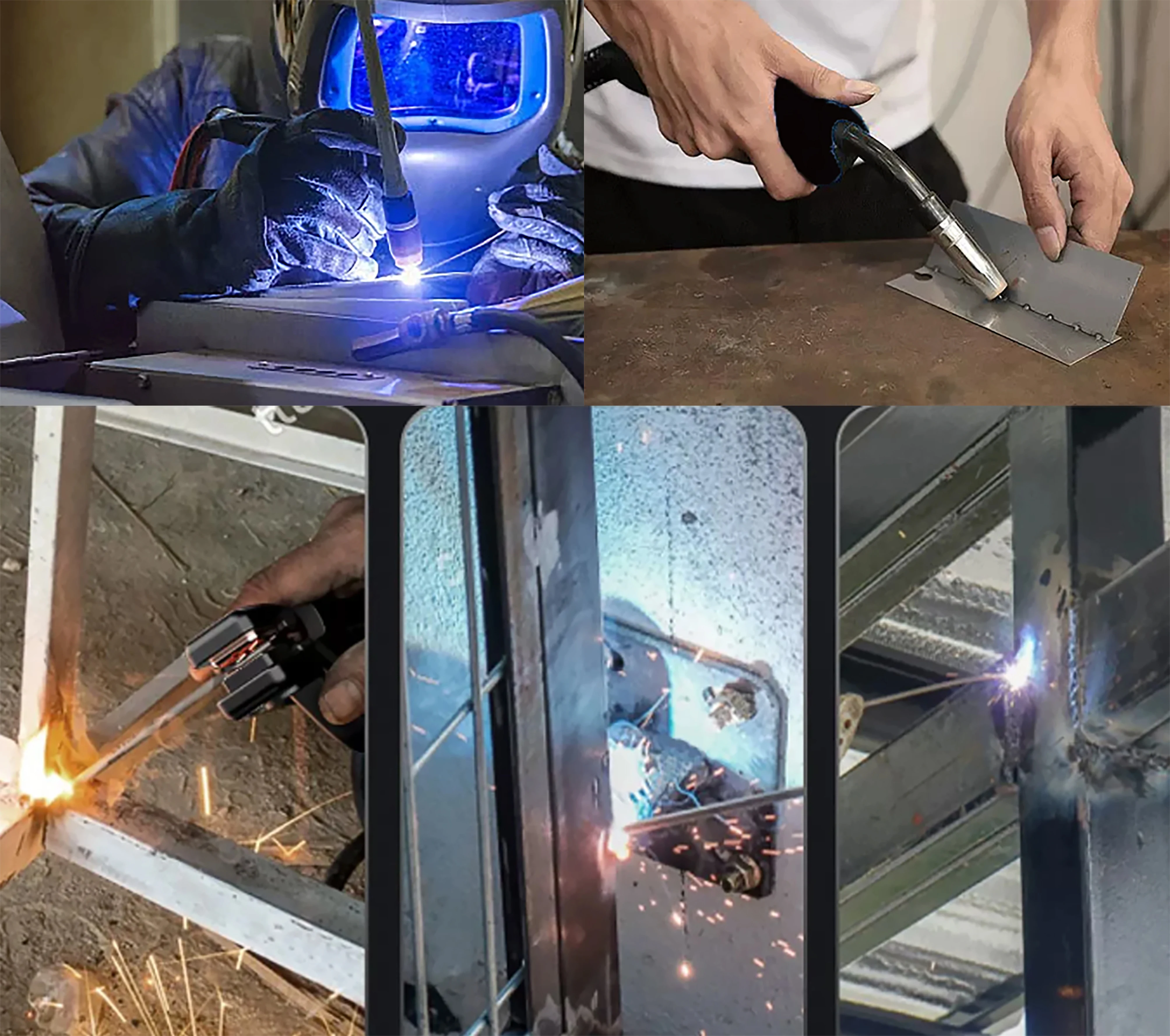 270A semi-automatic MMA TIG MIG Welder 4 IN 1 for Gasless Flux MIG Welding Machine