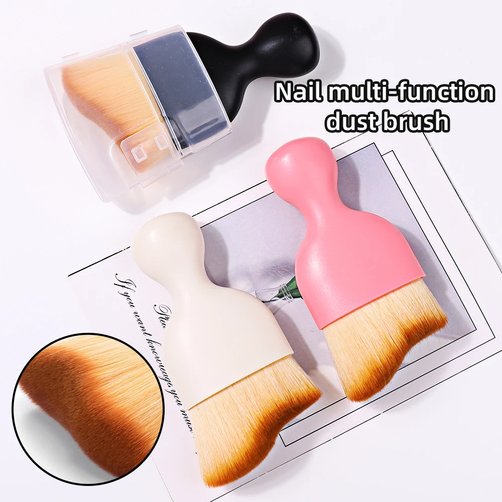 Nail Art Brushes Remove Dust Acrylic UV Gel Polish Powder Cleaning Tool 1Pcs