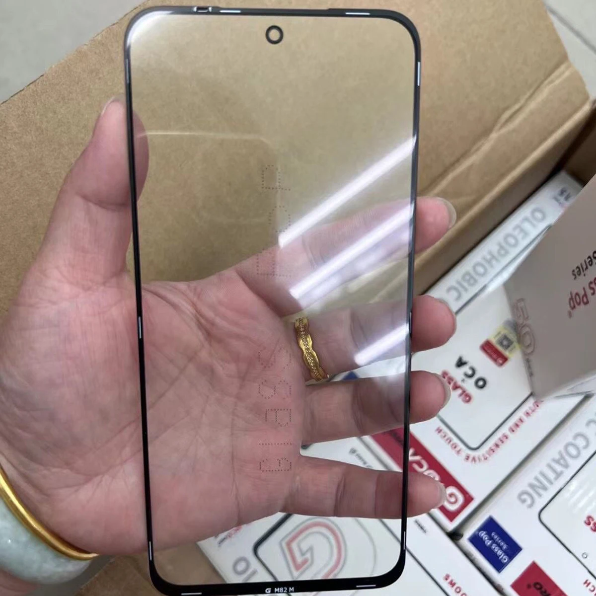 Premium Front Glass with OCA for High-Performance Smartphones - 10 Pack