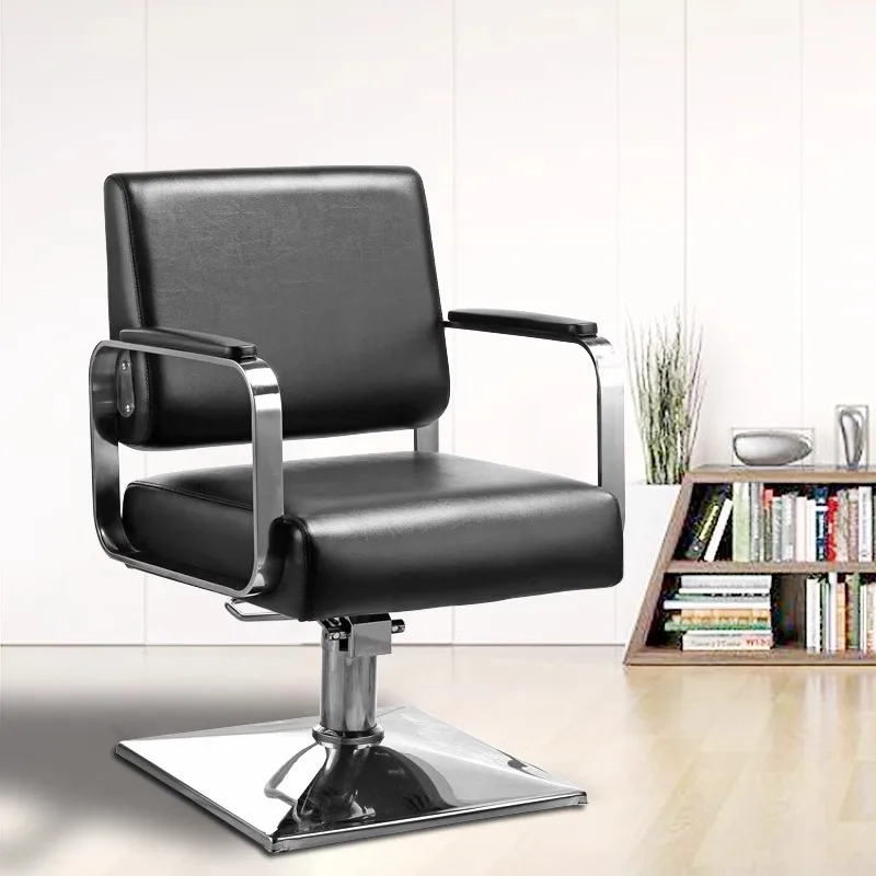 hairdressing salon chair stainless steel armrest barber chair dyeing and perm online celebrity hair salon special.