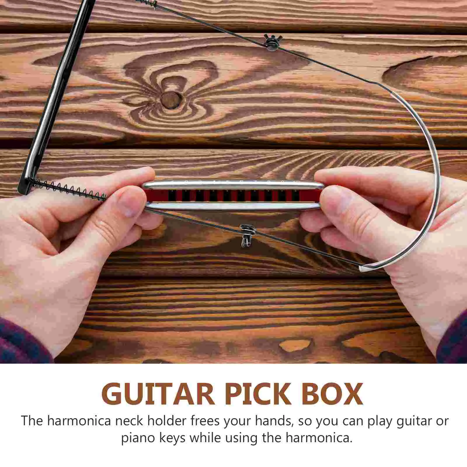 Adjustable 10 Hole 16 Hole 24 Harmonica Bracket Zinc Alloy Harmonica Neck Holder Mouth gan Stand Harp Rack